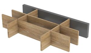 CONCEPT RETRO organizér 326x190x60mm, prírodný dub