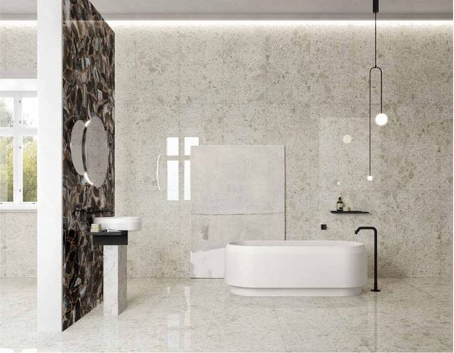 ARIOSTEA FRAGMENTA dlažba 60x120cm, keramická spekaná, bianco greco soft P612616 Obrázek - fotka