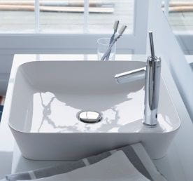 DURAVIT CAPE COD umývadlo na dosku 46 cm, s otvorom pre batériu, bez prepadu 2340460000 Obrázek - fotka