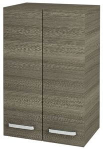 DŘEVOJAS SYD2 50 nízka skrinka 50x35,2x77,1 cm, 2 dvierka, úchytka hliník mat, cafe