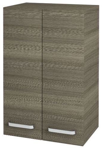 DŘEVOJAS SYD2 50 nízka skrinka 50x35,2x77,1 cm, 2 dvierka, úchytka hliník mat, cafe 65884-T01 Obrázek - Hlavní obrázek