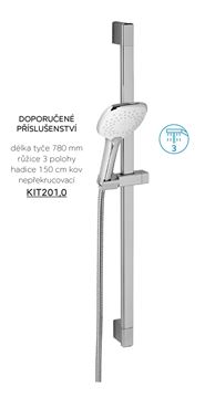 NOVASERVIS METALIA 58 sprchová nástenná batéria, chróm 58061/1,0 Obrázek - fotka