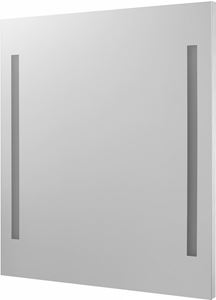 DŘEVOJAS STRIPE ZCO 50 zrkadlo 50x70 cm, s osvetlením, s reguláciou stmievania, so senzorom
