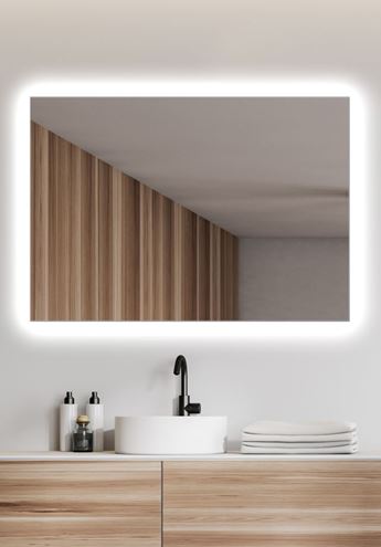 AMIRRO AMBIENTE zrkadlo 100x70 cm, reverzibilné, s osvetlením 410-838 Obrázek - fotka