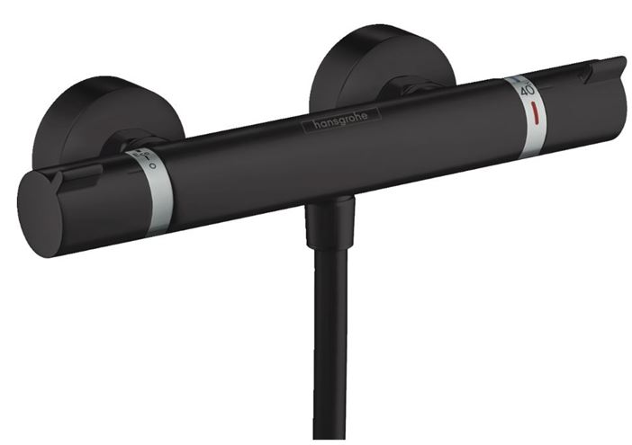 HANSGROHE ECOSTAT COMFORT sprchová nástenná termostatická batéria, čierna mat 13116670 Obrázek - Hlavní obrázek