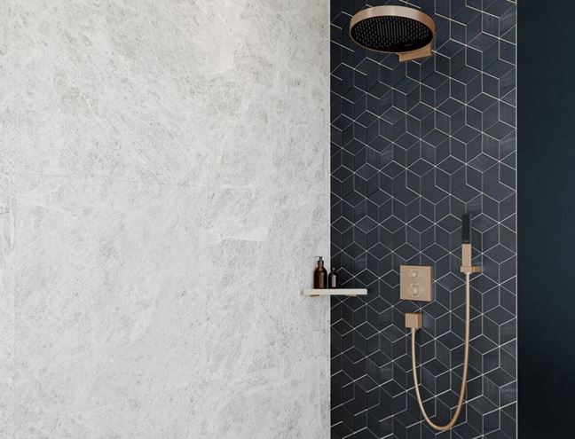 HANSGROHE ECOSTAT SQUARE podomietková termostatická batéria, pre 2 spotrebiče, matná čierna 15714670 Obrázek - fotka