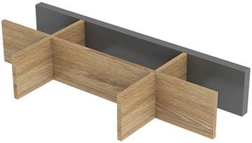 CONCEPT 250 organizér do zásuvky, prírodný dub