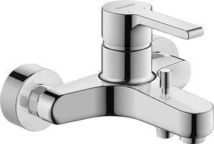 DURAVIT B.2 vaňová nástenná batéria, s prepínačom, chróm