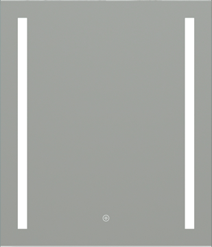 EASY PLUS zrkadlo 60x70 cm, s osvetlením, s reguláciou stmievania a teploty svetla, so senzorom