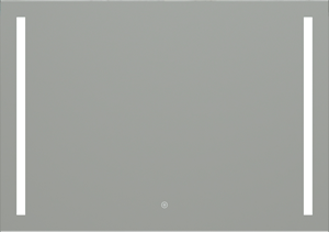 EASY PLUS zrkadlo 100x70 cm, s osvetlením, s reguláciou stmievania a teploty svetla, so senzorom
