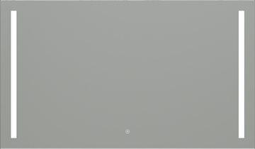 EASY PLUS zrkadlo 120x70 cm, s osvetlením, s reguláciou stmievania a teploty svetla, so senzorom