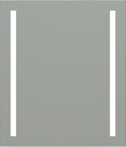 EASY PLUS zrkadlo 60x70 cm, s osvetlením, so senzorom