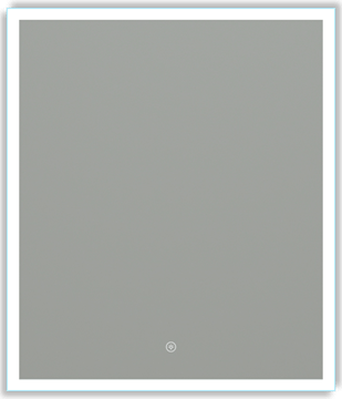 EASY PLUS zrkadlo 60x70 cm, s osvetlením, s reguláciou stmievania a teploty svetla, so senzorom