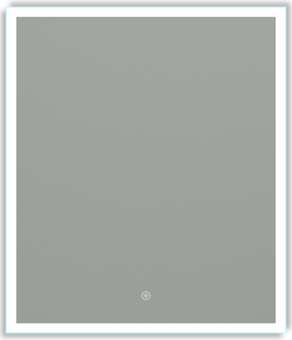 EASY PLUS zrkadlo 60x70 cm, s osvetlením, s reguláciou stmievania a teploty svetla, so senzorom EA102.60 Obrázek - Hlavní obrázek