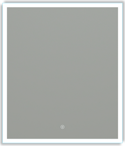 EASY PLUS zrkadlo 60x70 cm, s osvetlením, s reguláciou stmievania a teploty svetla, so senzorom