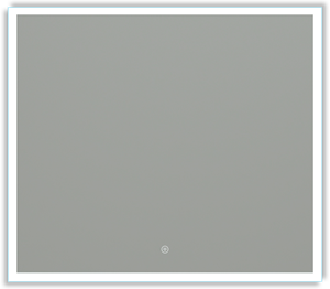 EASY PLUS zrkadlo 80x70 cm, s osvetlením, s reguláciou stmievania a teploty svetla, so senzorom