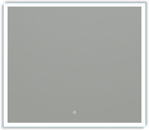 EASY PLUS zrkadlo 80x70 cm, s osvetlením, s reguláciou stmievania a teploty svetla, so senzorom