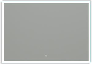 EASY PLUS zrkadlo 100x70 cm, s osvetlením, s reguláciou stmievania a teploty svetla, so senzorom