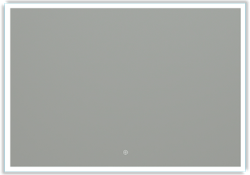 EASY PLUS zrkadlo 100x70 cm, s osvetlením, s reguláciou stmievania a teploty svetla, so senzorom