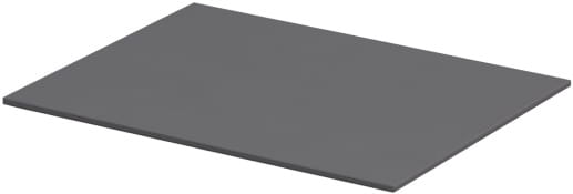 CONCEPT RETRO doska pod umývadlo 59,6x45,9x1,6 cm, antracit gloss OR00-BU-60-5 Obrázek - Hlavní obrázek