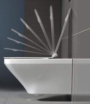 DURAVIT DURASTYLE závesné WC, Rimless splachovanie, WonderGliss 25510900001 Obrázek - fotka