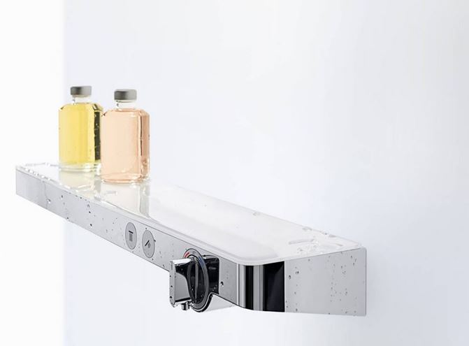 HANSGROHE SHOWERTABLET SELECT nástenná termostatická batéria, pre 2 spotrebiče, chróm 13184000 Obrázek - fotka