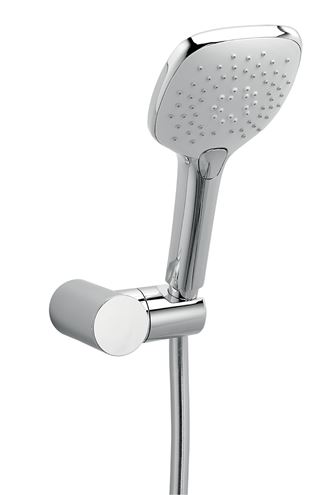 NOVASERVIS METALIA 58 sprchová súprava 3-dielna, ručná sprcha 105x105 mm, 3 prúdy, hadica, držiak, Eco, chróm MINI201,0 Obrázek - Hlavní obrázek