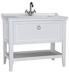 VITRA VALARTE skrinka s umývadlom 100x53x88 cm, 1 zásuvka, 1 polica, matná biela