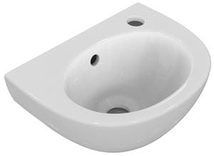 IDEAL STANDARD SIMPLICITY umývadielko 35 cm, s otvorom pre batériu vpravo a prepadom