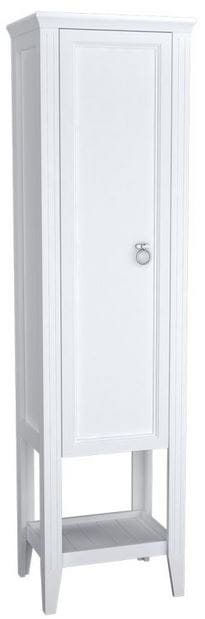 VITRA VALARTE vysoká skrinka 53,5x39,5x196,5 cm, 1 polica, 1 dvierka, pánty vľavo, matná biela