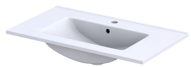 CONCEPT 250 umývadlo 80 cm, s otvorom pre batériu a prepadom PTA-006 Obrázek - Hlavní obrázek
