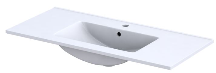CONCEPT 250 umývadlo 100 cm, s otvorom pre batériu a prepadom PTA-009 Obrázek - Hlavní obrázek