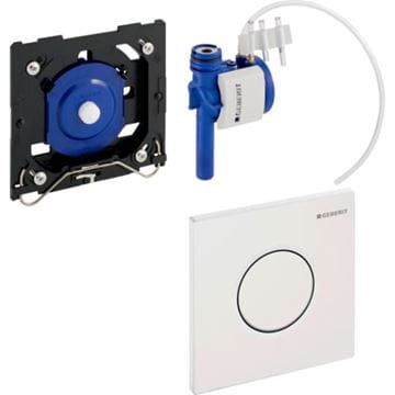 GEBERIT 01 ROUND ovládacie tlačidlo splachovania pre pisoár, plast, biela 116.011.11.5 Obrázek - fotka