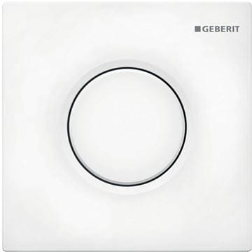 GEBERIT 01 ROUND ovládacie tlačidlo splachovania pre pisoár, plast, biela