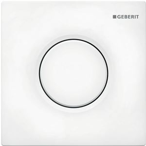 GEBERIT 01 ovládacie tlačidlo splachovania pre pisoár, plast, biela