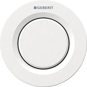 GEBERIT 01 ovládacie tlačidlo splachovania, Štart/Stop, plast, biela