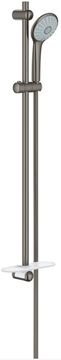 GROHE EUPHORIA 110 MASSAGE sprchová súprava 4-dielna, ručná sprcha pr. 110 mm, 3 prúdy, tyč, hadica, polička, kartáčovaný hard graphite