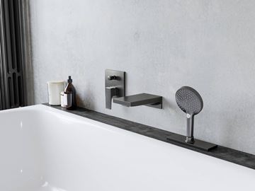 HANSGROHE METROPOL vaňová podomietková batéria, s prepínačom, matná čierna 32545670 Obrázek - fotka