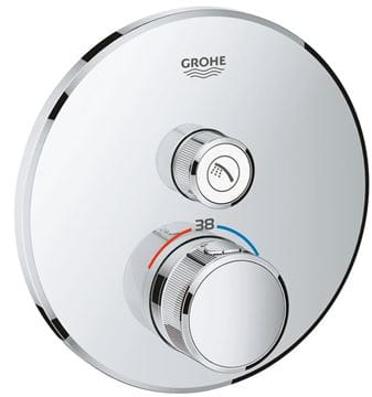 GROHE GROHTHERM SMARTCONTROL sprchová podomietková termostatická batéria, Water Saving, chróm