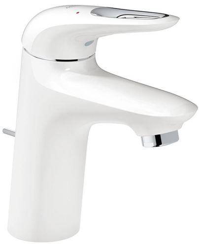 GROHE EUROSTYLE umývadlová stojanková batéria, s odtokovou súpravou, SilkMove ES, mesačná biela/chróm 23374LS3 Obrázek - Hlavní obrázek
