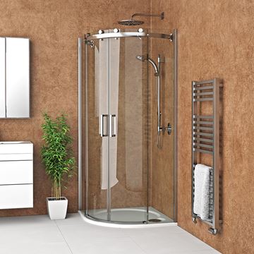 ROTH AMBIENT LINE AMR2N/900 sprchový kút 90x90 cm, R550, posuvné dvere, brillant/sklo transparent 624-9000000-00-02 Obrázek - fotka