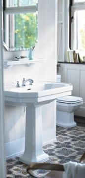 DURAVIT 1930 umývadlo 60 cm, s otvorom pre batériu a prepadom 0438600000 Obrázek - fotka