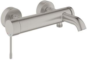GROHE ESSENCE NEW vaňová nástenná batéria, s prepínačom, supersteel