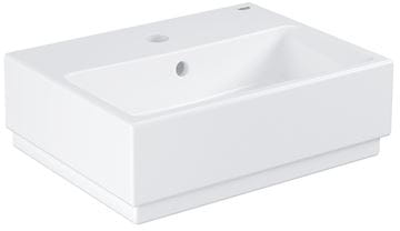 GROHE CUBE CERAMIC umývadielko 45 cm, s otvorom pre batériu a prepadom, PureGuard