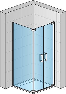 CONCEPT 300 STYLE bočná stena 75x200 cm, aluchróm/číre sklo CO3PT7P 075 50 07 Obrázek - fotka