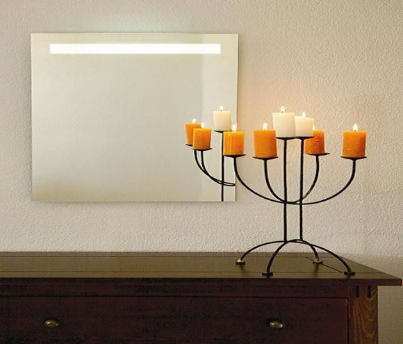 AMIRRO LUNA LED zrkadlo 80x70 cm, s osvetlením 902-012 Obrázek - fotka