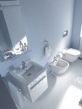 DURAVIT STARCK 3 umývadlo 65 cm, s otvorom pre batériu a prepadom 0300650000 Obrázek - fotka