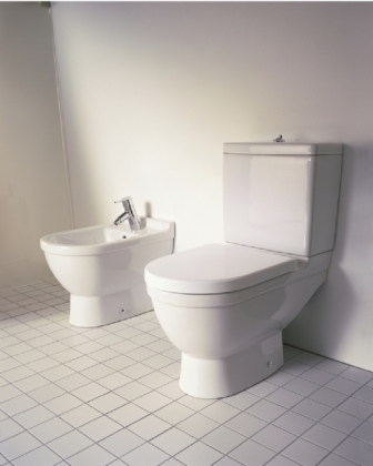 DURAVIT STARCK 3 WC kombi misa, spodný odpad, WonderGliss 01260100001 Obrázek - fotka