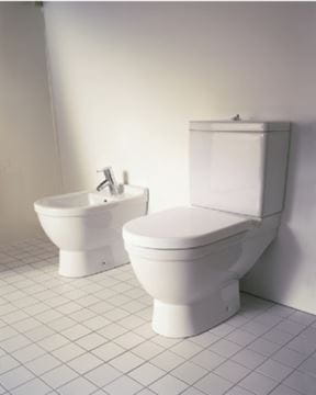 DURAVIT STARCK 3 WC kombi misa, spodný odpad, WonderGliss 01260100001 Obrázek - fotka