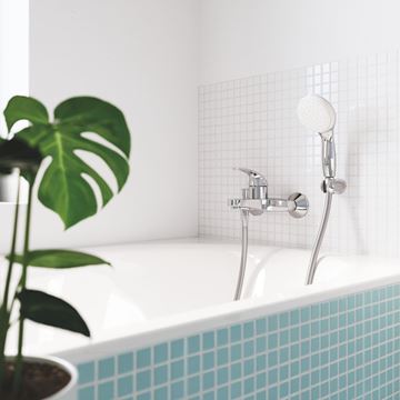 GROHE NEW TEMPESTA 100 sprchová súprava 3-dielna, ručná sprcha pr. 100 mm, 2 prúdy, hadica, držiak, Water Saving, chróm 2779810E Obrázek - fotka